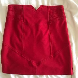 Red BCBGeneration Skirt